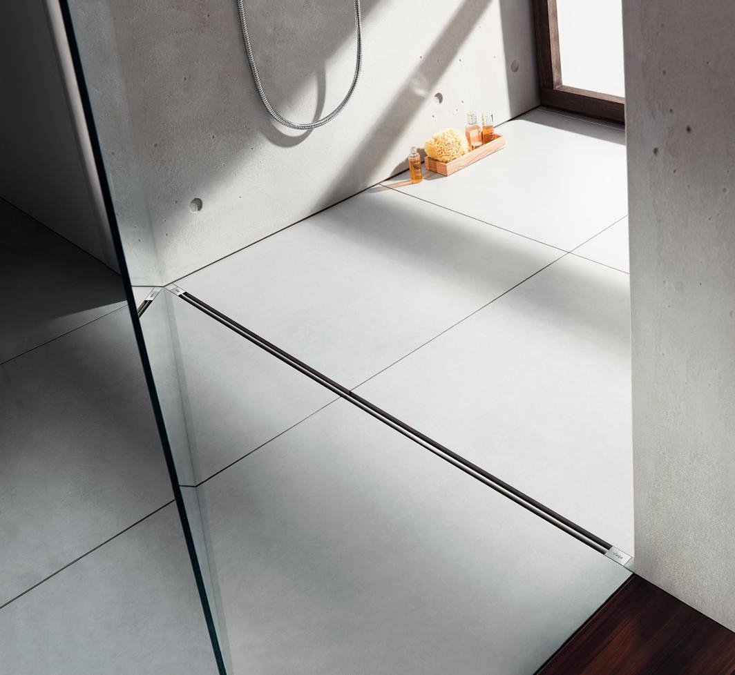 Viega Advantix Vario 704353 Душевой лоток | укорачиваемый 300 - 1200 мм (нержавеющая сталь)