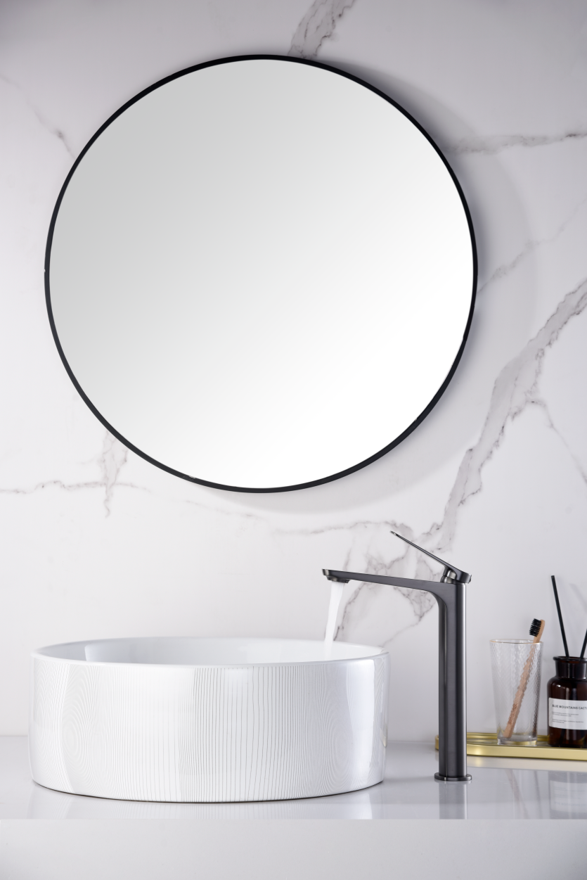 Смеситель для раковины высокий imex napoles bdn047-3bgm black gun metal pvd