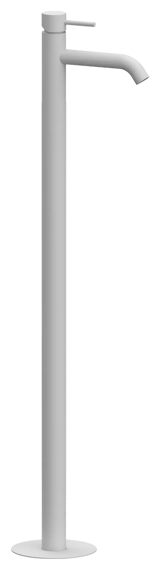 Смеситель для раковины напольный с донным клапаном x style bo белый матовый remer Смеситель для раковины напольный с донным клапаном x style bo белый матовый remer