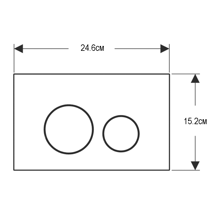 Кнопка смыва для инсталляции geberit sigma 40 белый