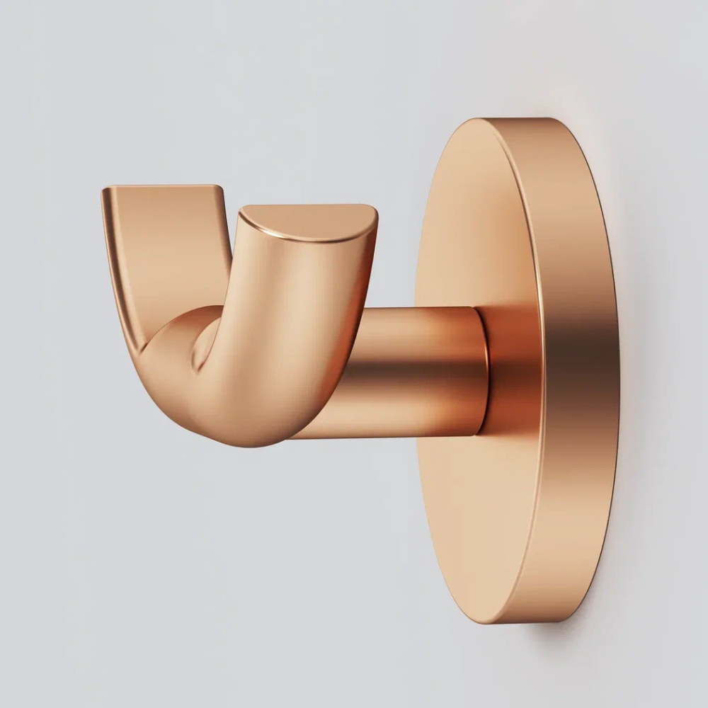 A85A35644 X-Joy, Двойной крючок для полотенец, роз. золото