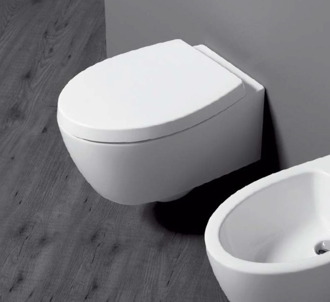 Биде подвесное lft spazio белый глянцевый simas