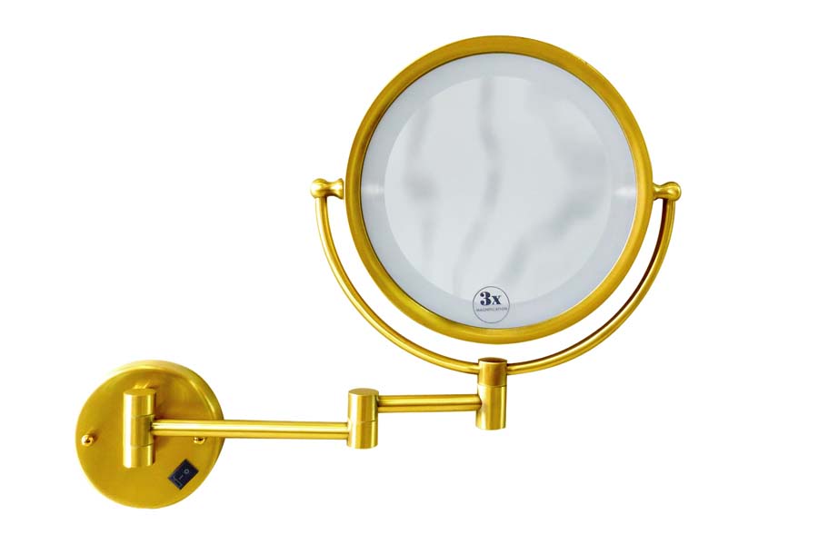 Зеркало косметическое boheme imperiale 503, цвет золото g