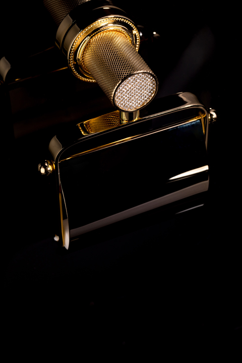 Держатель туалетной бумаги boheme royal cristal 10921-g золото