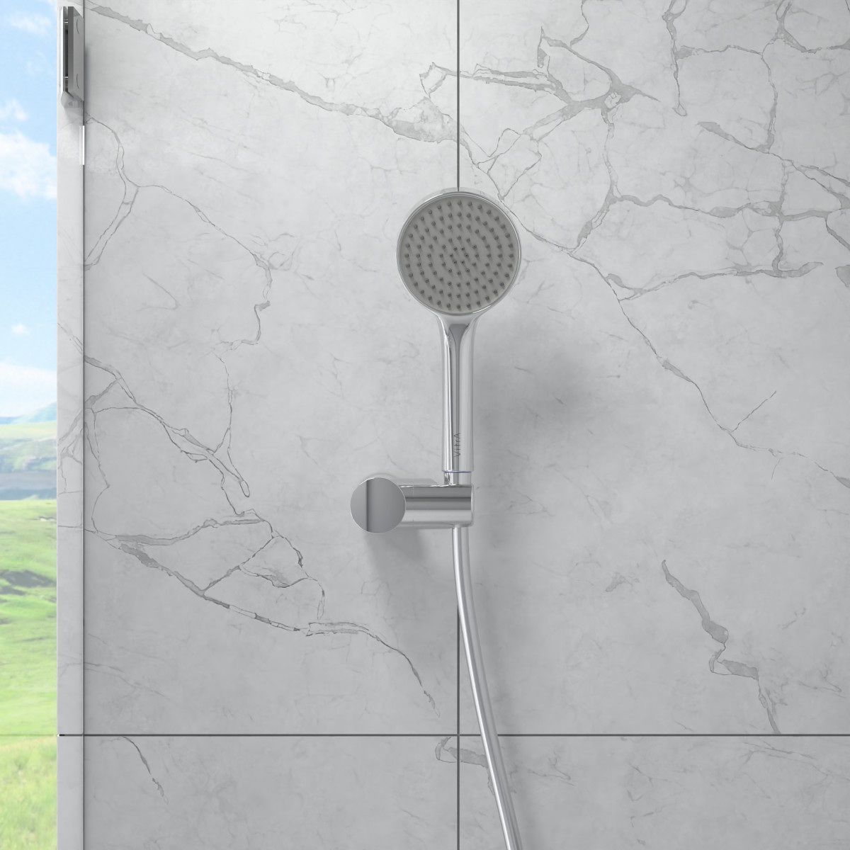 Ручной душ VitrA Base Round A45907EXP хром