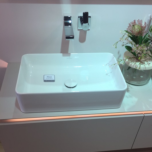 Раковина накладная collaro ceramicplus 560x360 белый глянцевый villeroy&boch