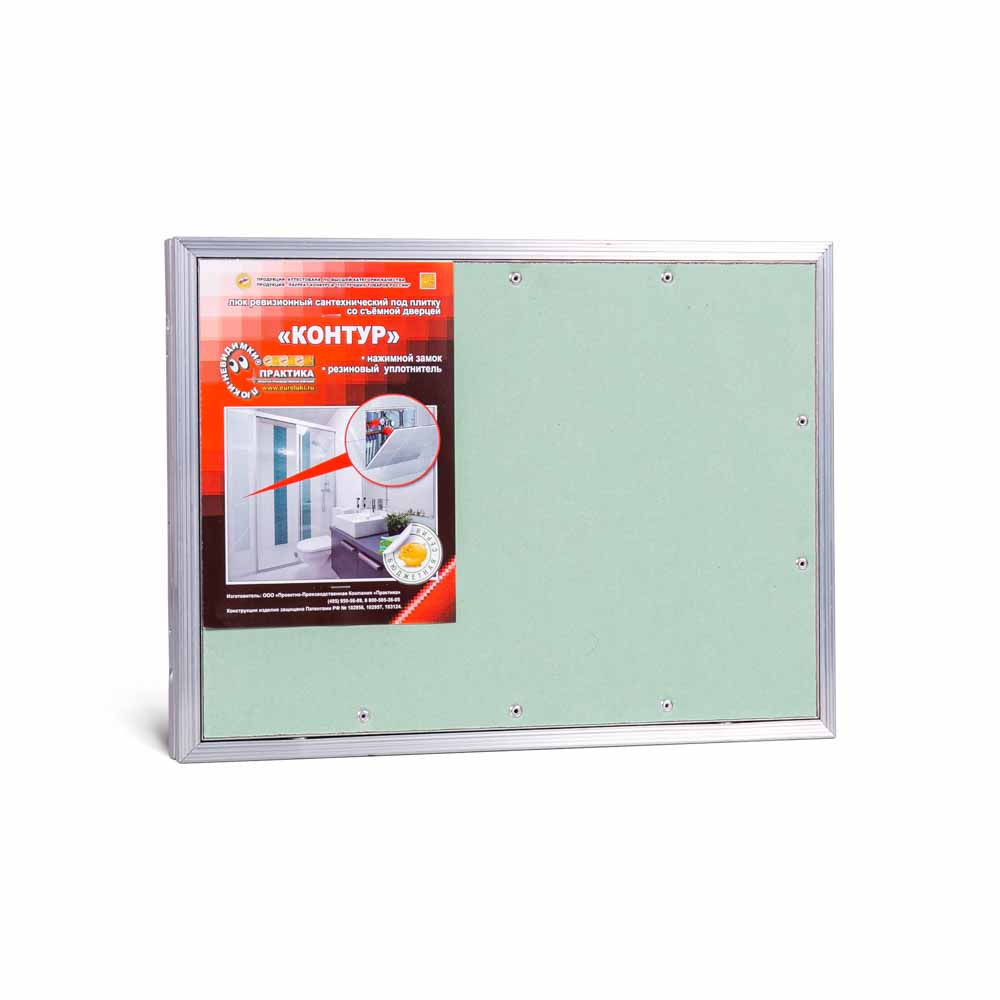 Люк со съёмной дверцей на цепочке «Контур» 400х300 мм (ШхВ)