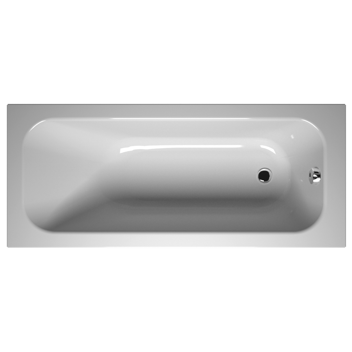 Ванна VitrA Optimum Neo 64530001000 170 x 70 см акриловая прямоугольная белая