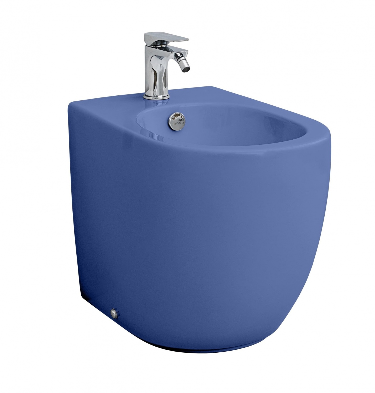Биде напольное синий матовый 420x360x520 file 2.0 artceram