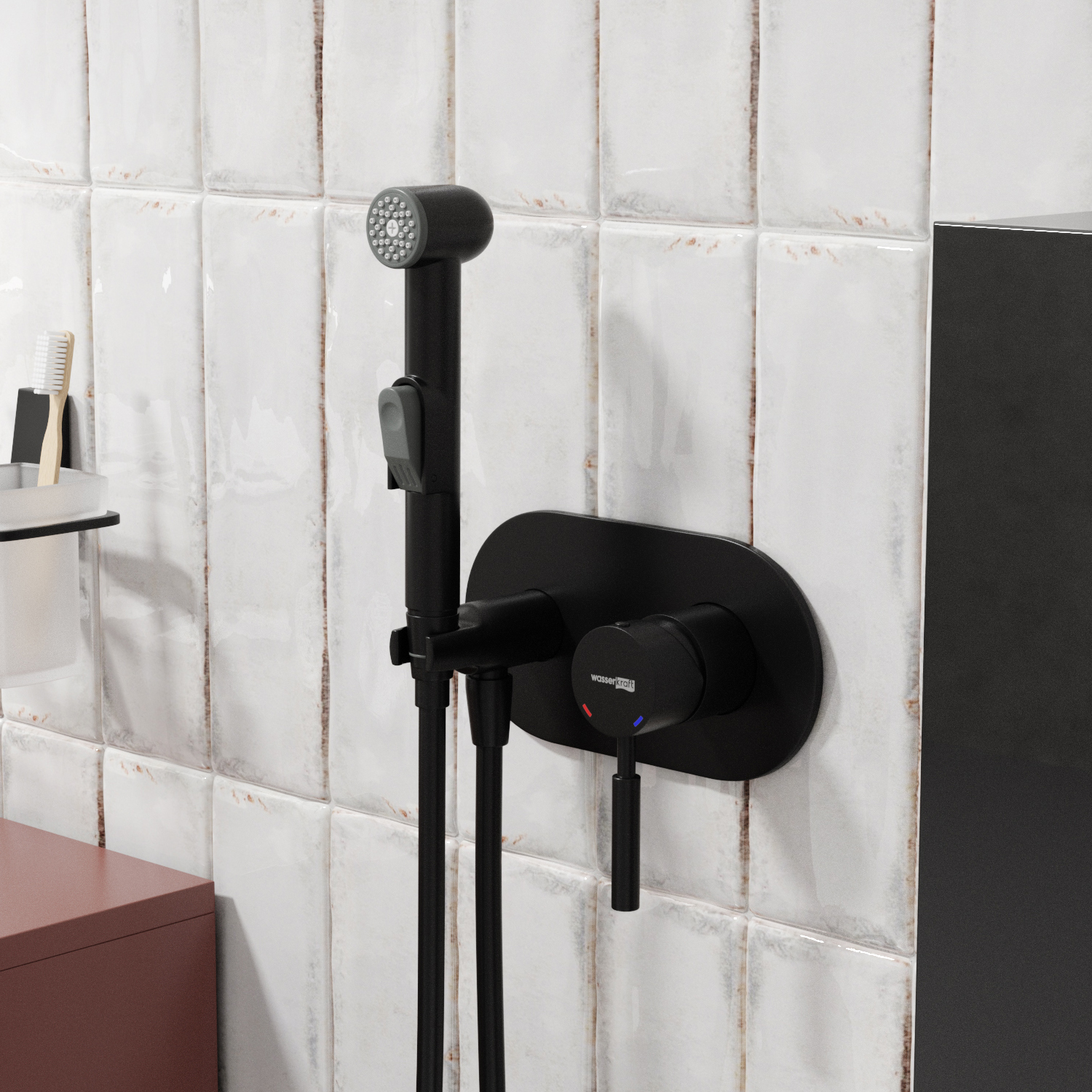 Gollach 3338 встраиваемый смеситель для душа с гигиенической лейкой