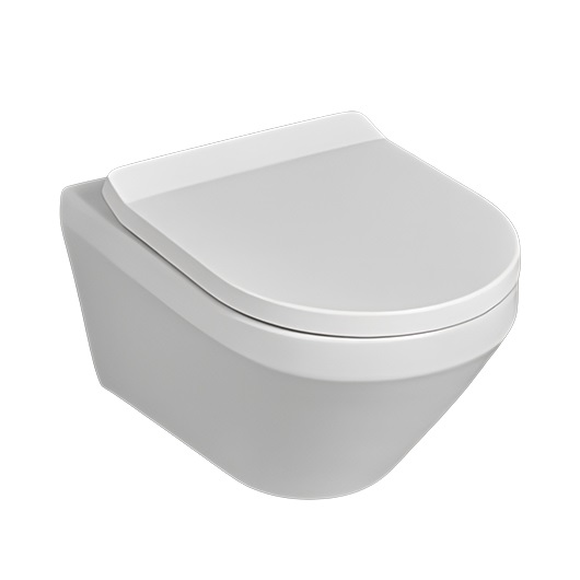 Architectura подвесной унитаз  DirectFlush с TwistFlush,  с сиденьем 8М70S101  Альпийский белый 530 х 370 мм