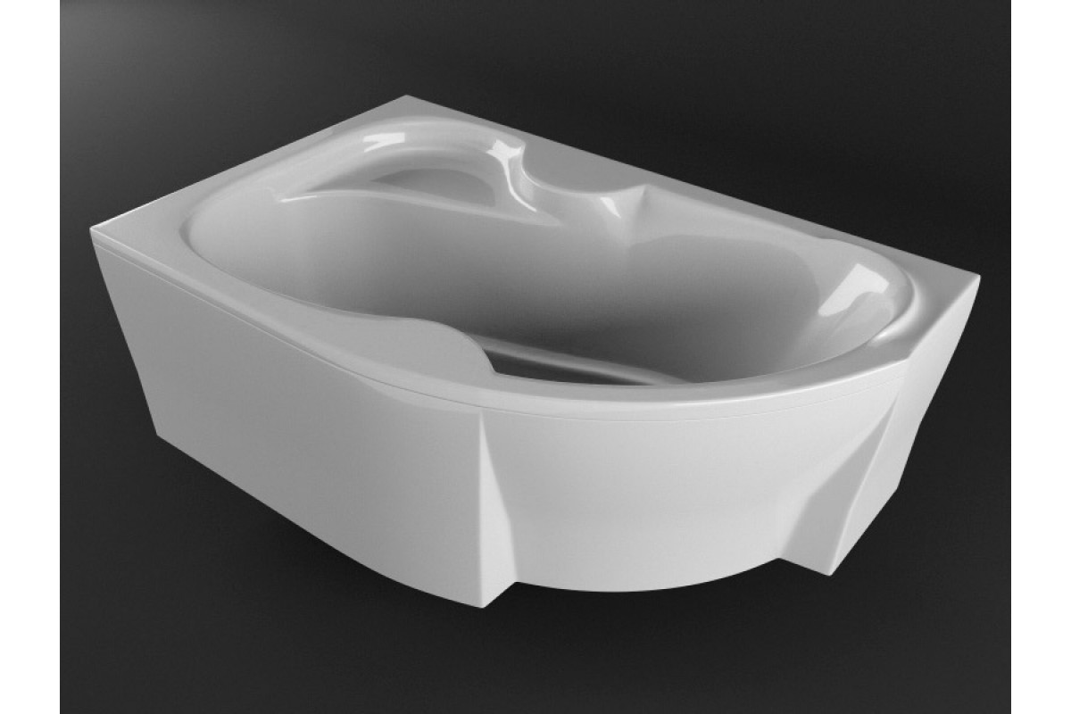 Ванна акриловая левосторонняя Vayer Azalia Гл000006724, 150x105