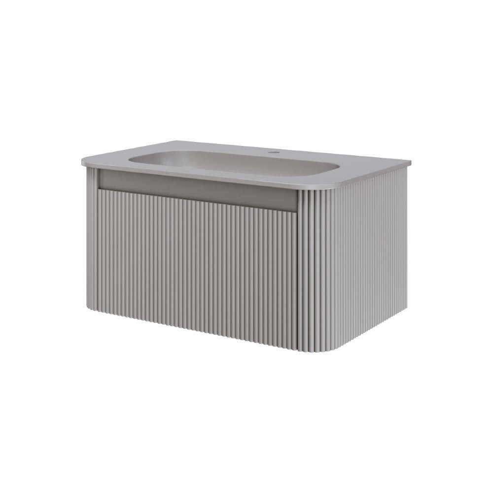 Тумба c раковиной voi рифл. 80см luna