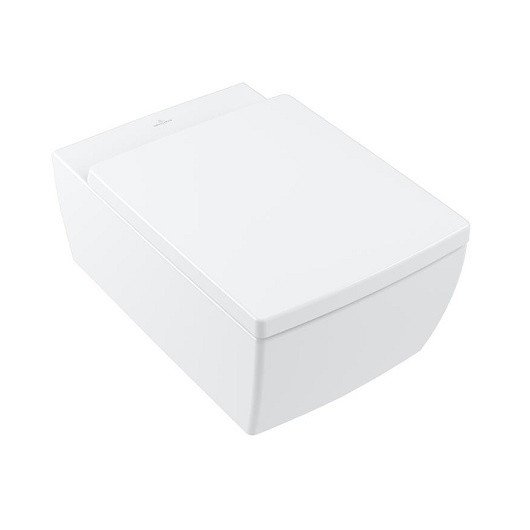 Сиденье с крышкой для унитаза белый глянцевый memento 2.0 villeroy&boch