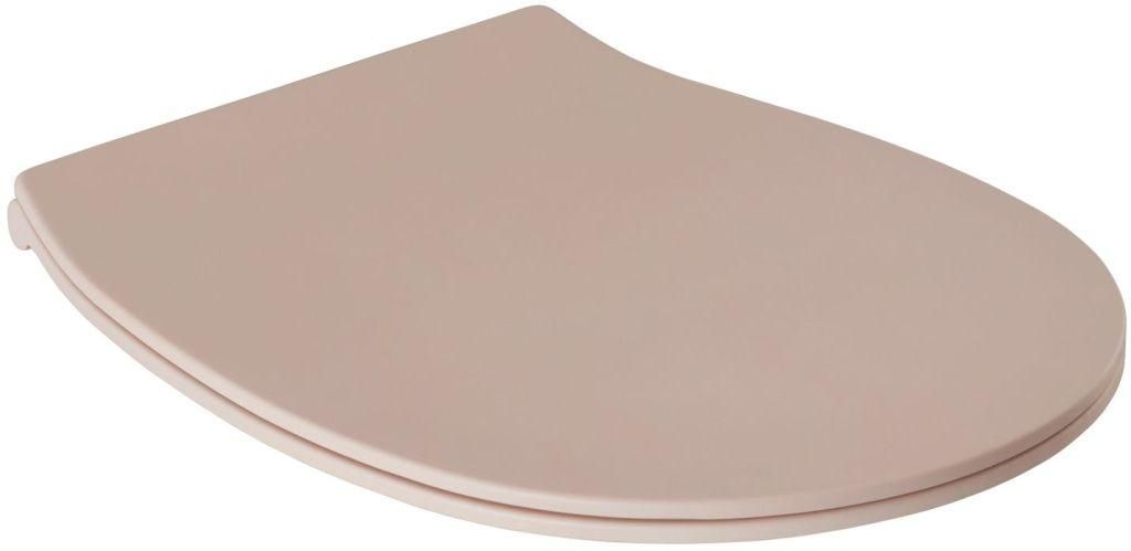 Сиденье для унитаза allen brau fantasy smartfix, soft-close 4.11005.sm розовый