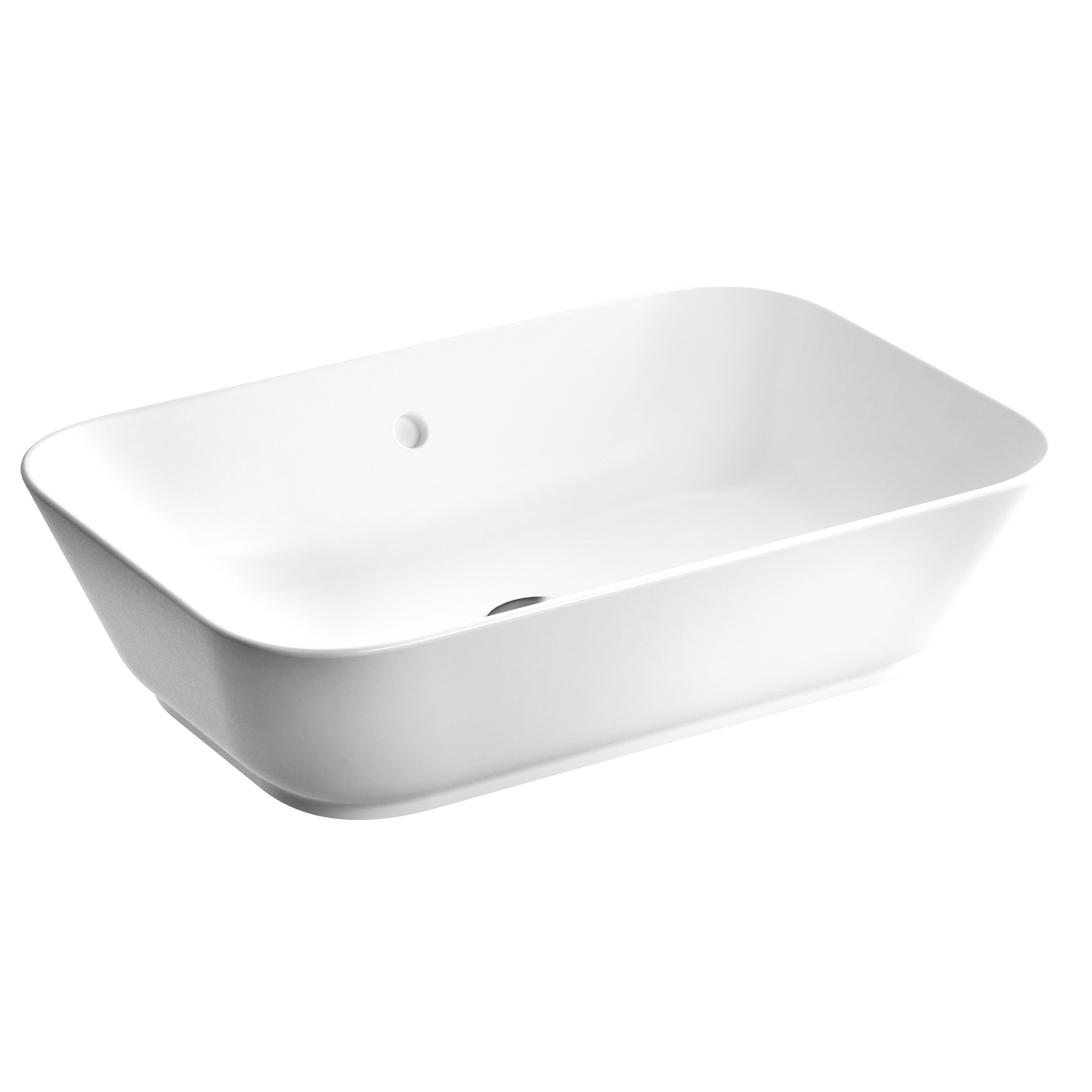 Раковина чаша VitrA Geo 7425B003-0012 60 x 39 см накладная белая антибактериальное покрытие Hygiene