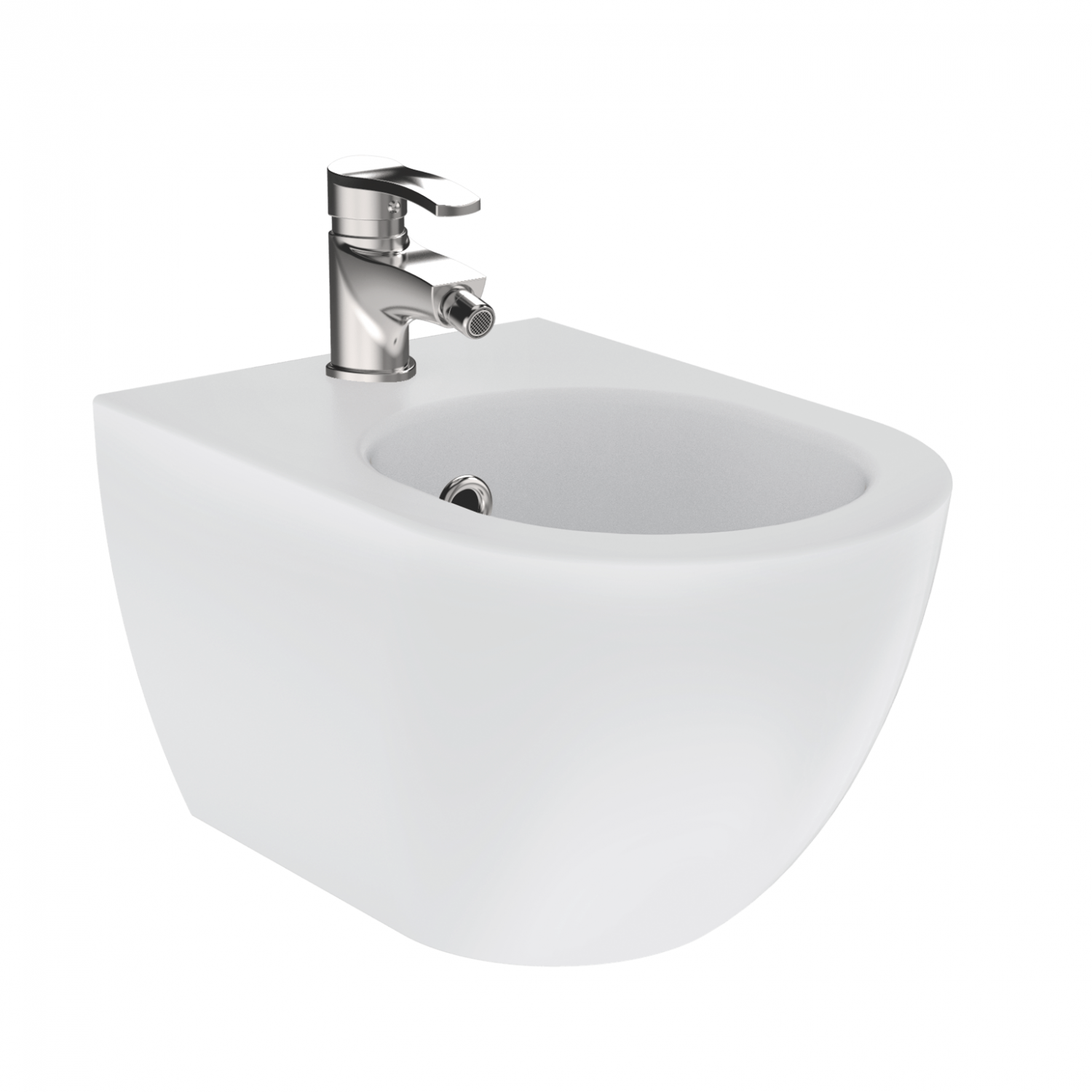 Creavit free fe510-00mb00e-0000 биде подвесное (белый матовый)