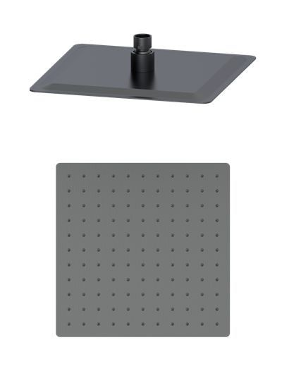Верхний душ wonzon & woghand, темный графит (ww-88dp02-bgm)