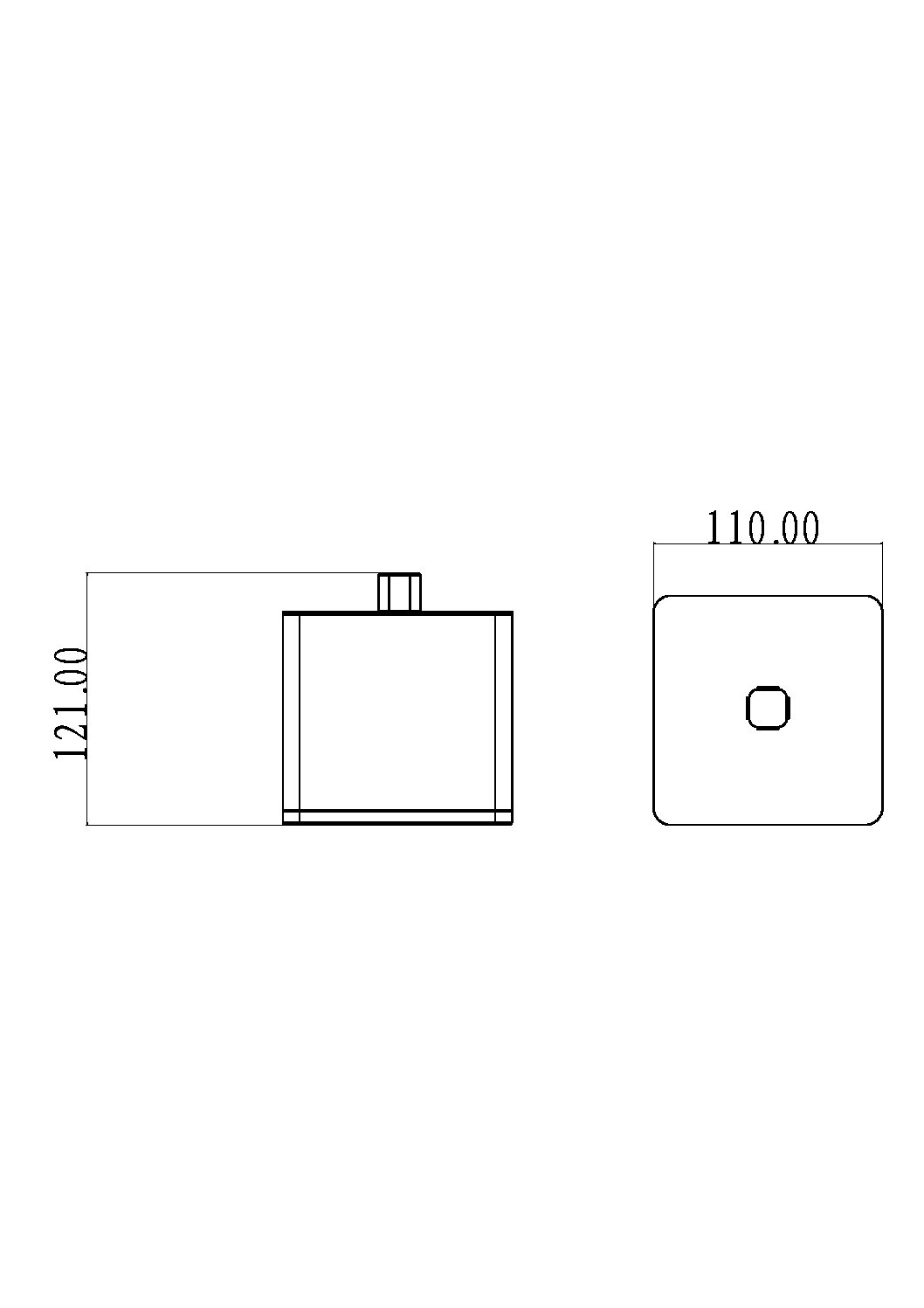 Диспенсер для ватных дисков boheme 10964-b-cr, черный, коллекция "ы"