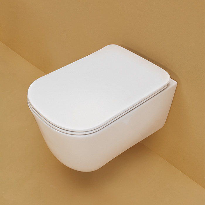 Kerasan tribeca унитаз подвесной 54х35см, безободковый, с системой экономии воды 3л, c креплением wb9n, цвет: белый