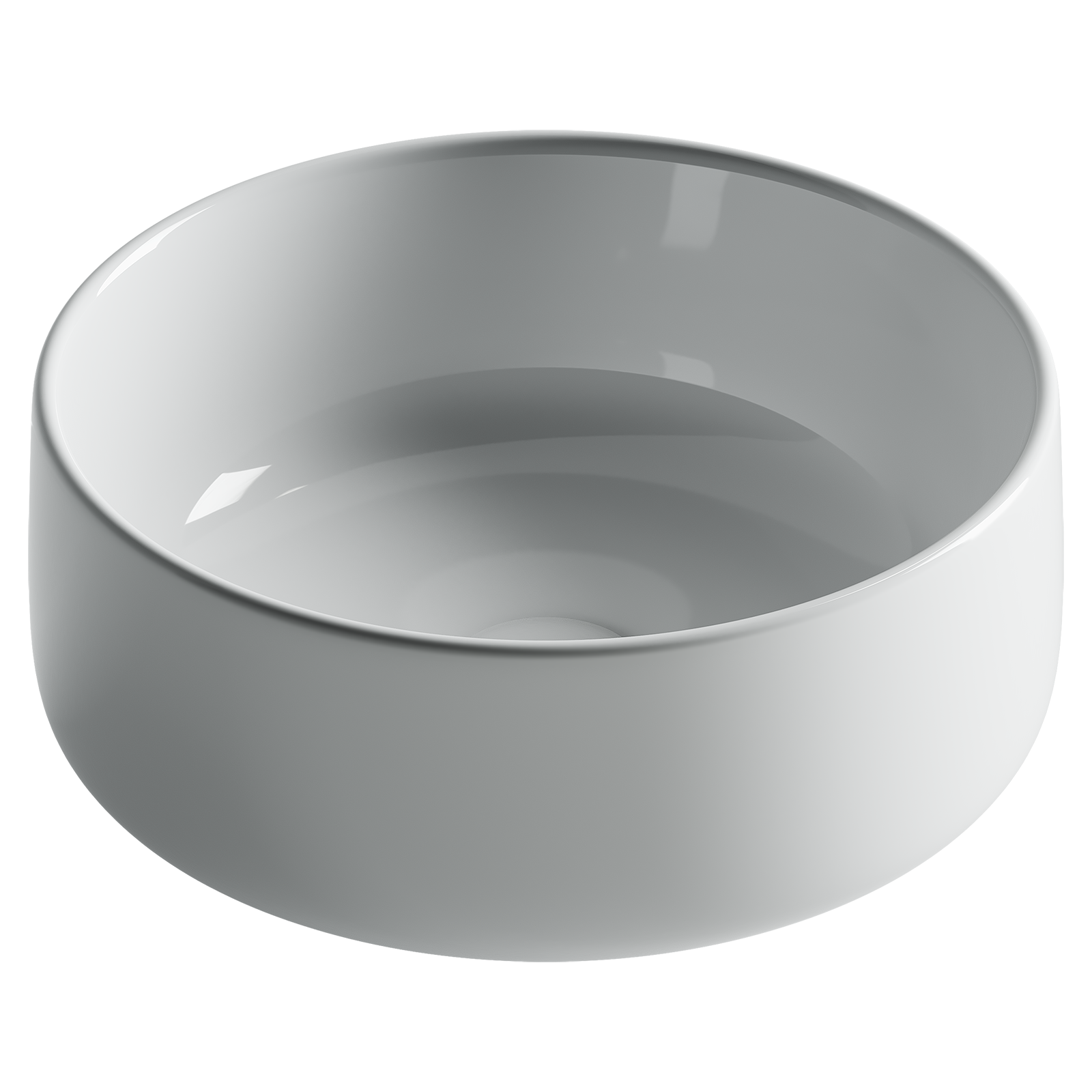 Умывальник чаша накладная круглая element 355x355x150мм