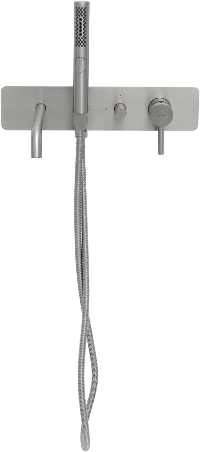 Смеситель для ванны Allen Brau Priority 5.31A06-BN (с внутренней частью) никель браш