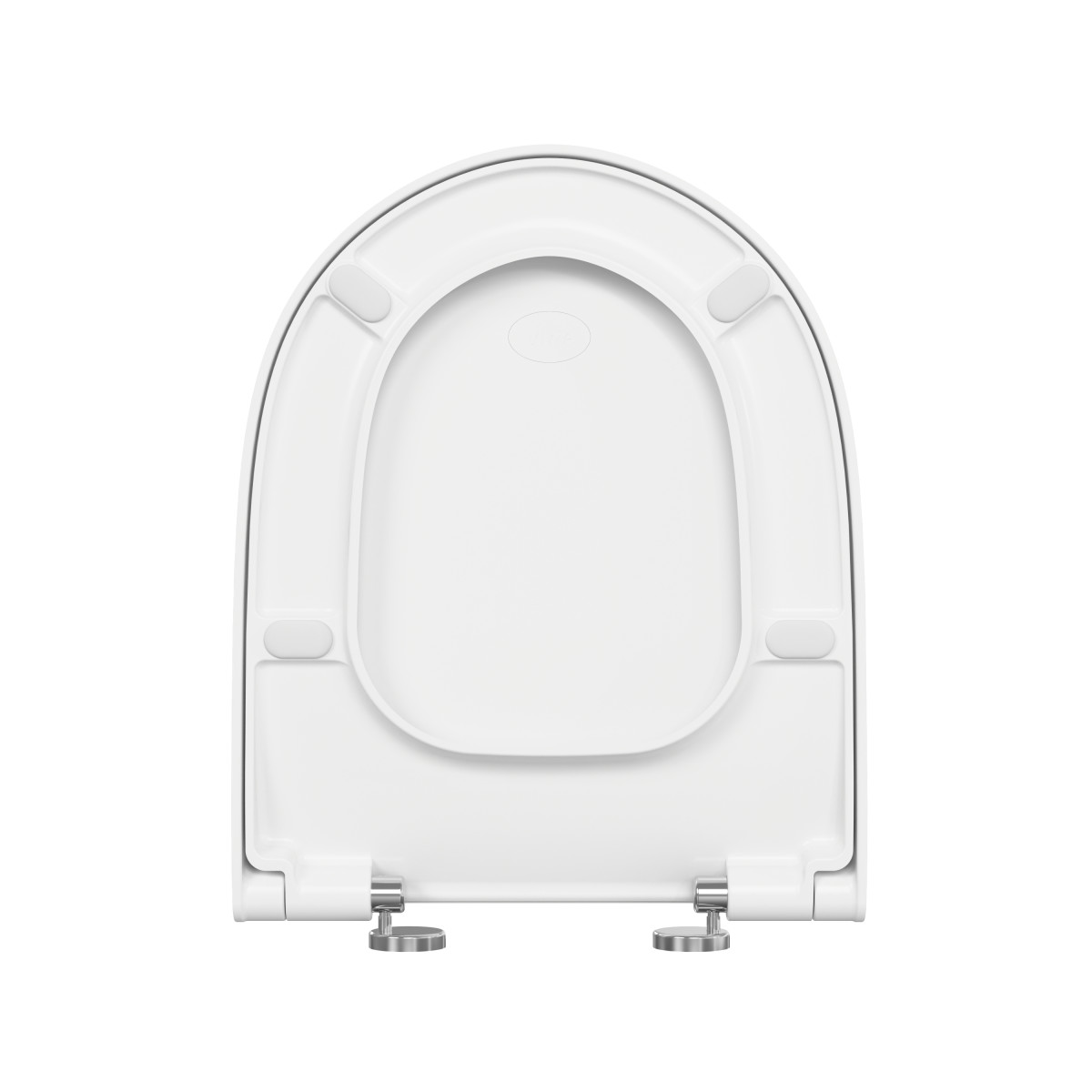 Инсталляция с унитазом VitrA Sento 9830B003-7212 комплект 4 в 1 с сиденьем микролифт безободковый цвет клавиши глянцевый хром