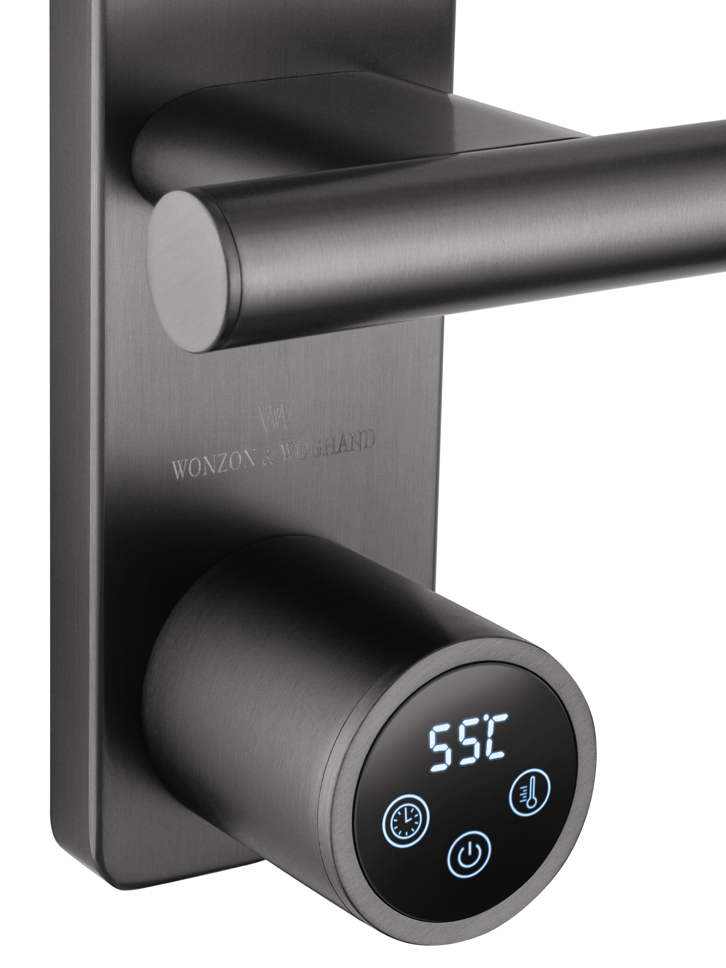 Полотенцесушитель электрический wonzon & woghand nürnberg, темный графит (ww-al349-gm)