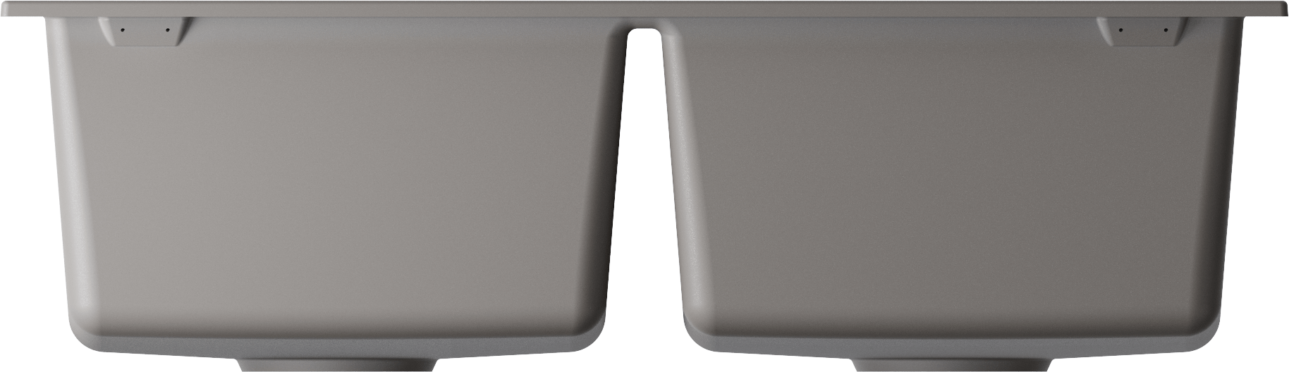 Кухонная мойка omoikiri bosen 80-2-gr tetogranit/leningrad grey 800 x 530 x 200