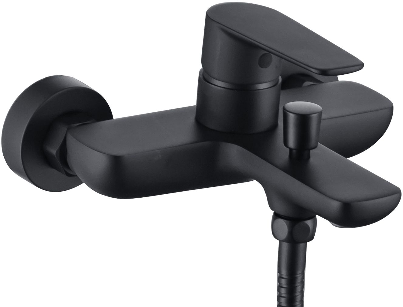 Смеситель для ванны allen brau eclipse 2.0 5.e1a03-31 черный матовый