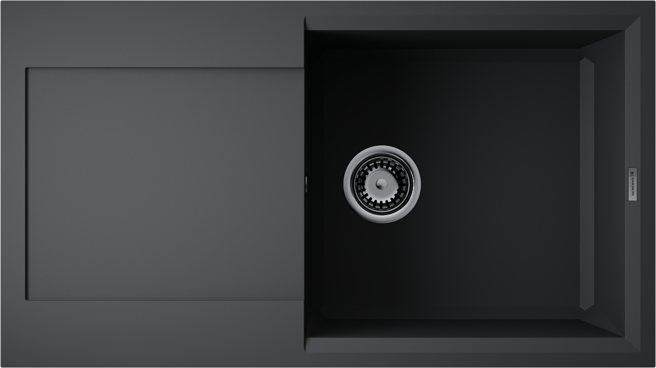 Кухонная мойка omoikiri sakaime 78-bl tetogranit/черный 780 x 435 x 210
