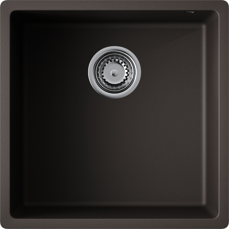 Кухонная мойка omoikiri bosen 44-u-es tetogranit/espresso 440 x 440 x 200