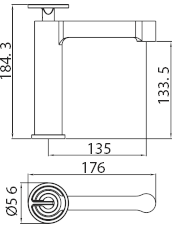 Смеситель для раковины imex olimpo bdc033-1oc brushed gold pvd