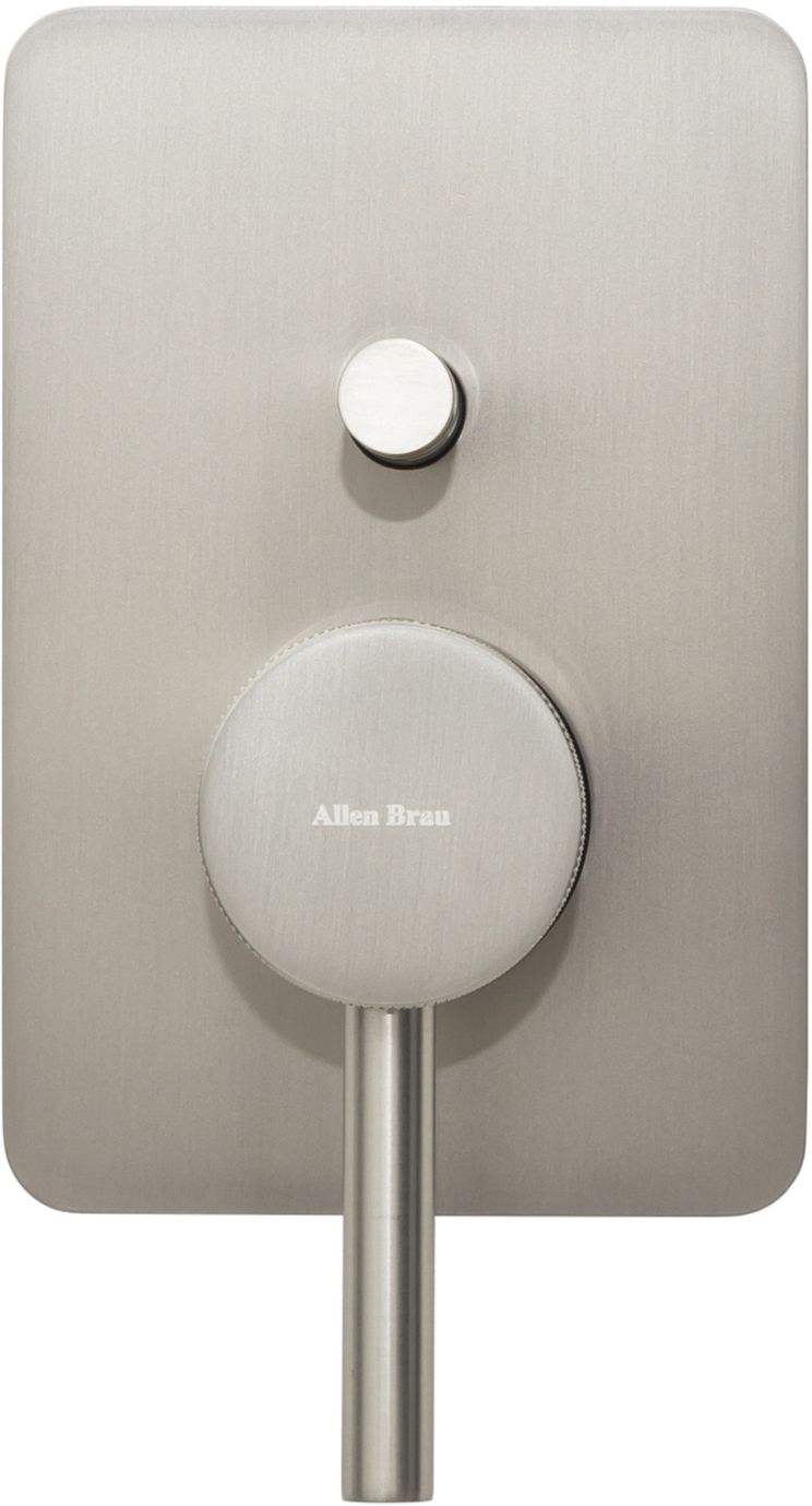 Смеситель для душа Allen Brau Priority X2 5.31011-BN (с внутренней частью, 2 выхода) никель браш