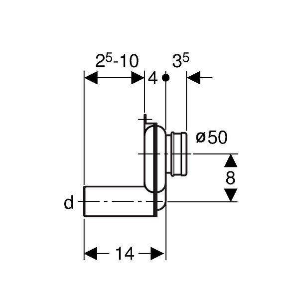 152.950.11.1 сифон для писсуара, горизонтальный, d50 (аналог 152.983.00.1) 152.950.11.1 сифон для писсуара, горизонтальный, d50 (аналог 152.983.00.1)