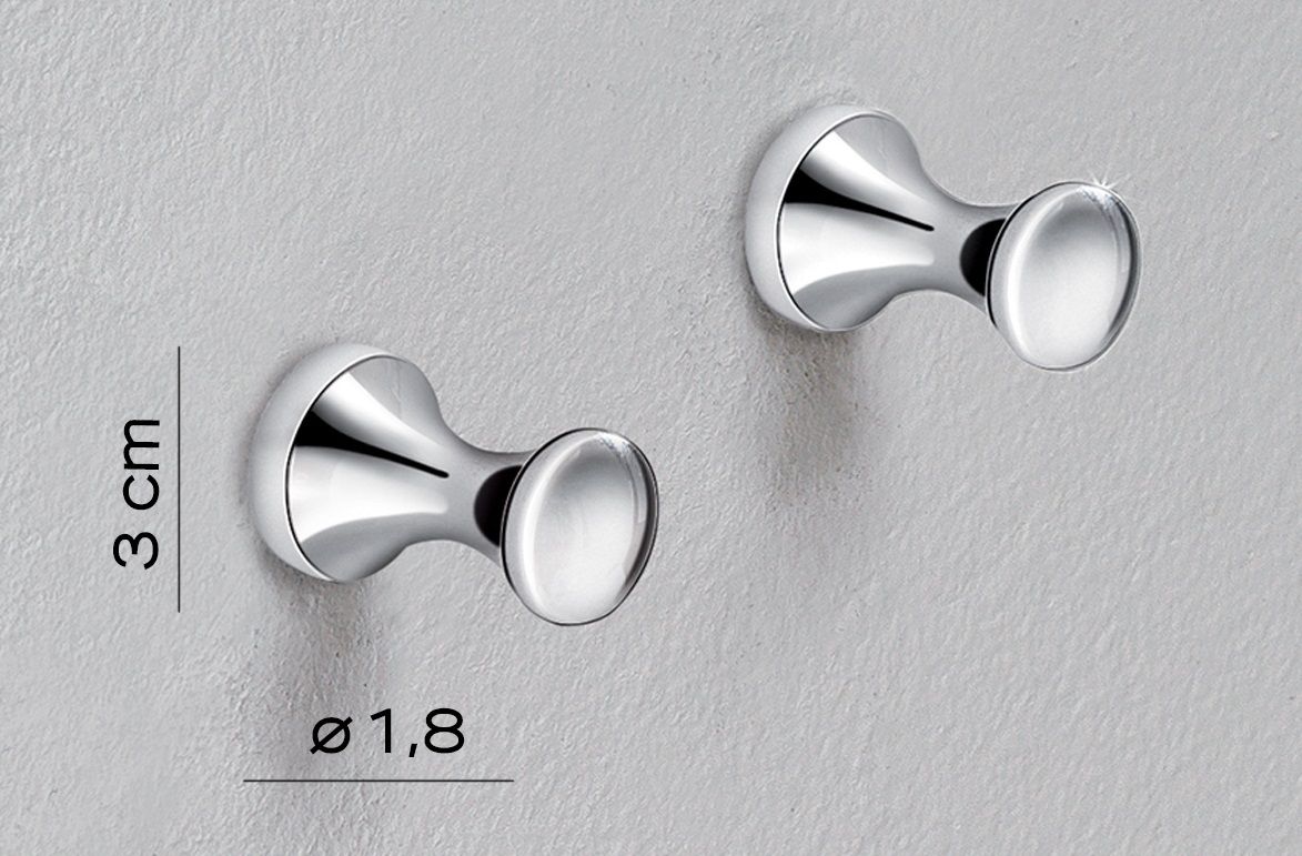 Крючок настенный хром gedy