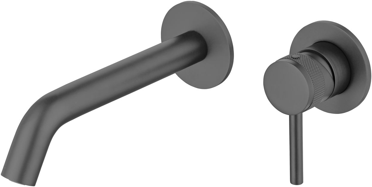 Смеситель для раковины allen brau priority 5.31030-mg (с внутренней частью) графит браш