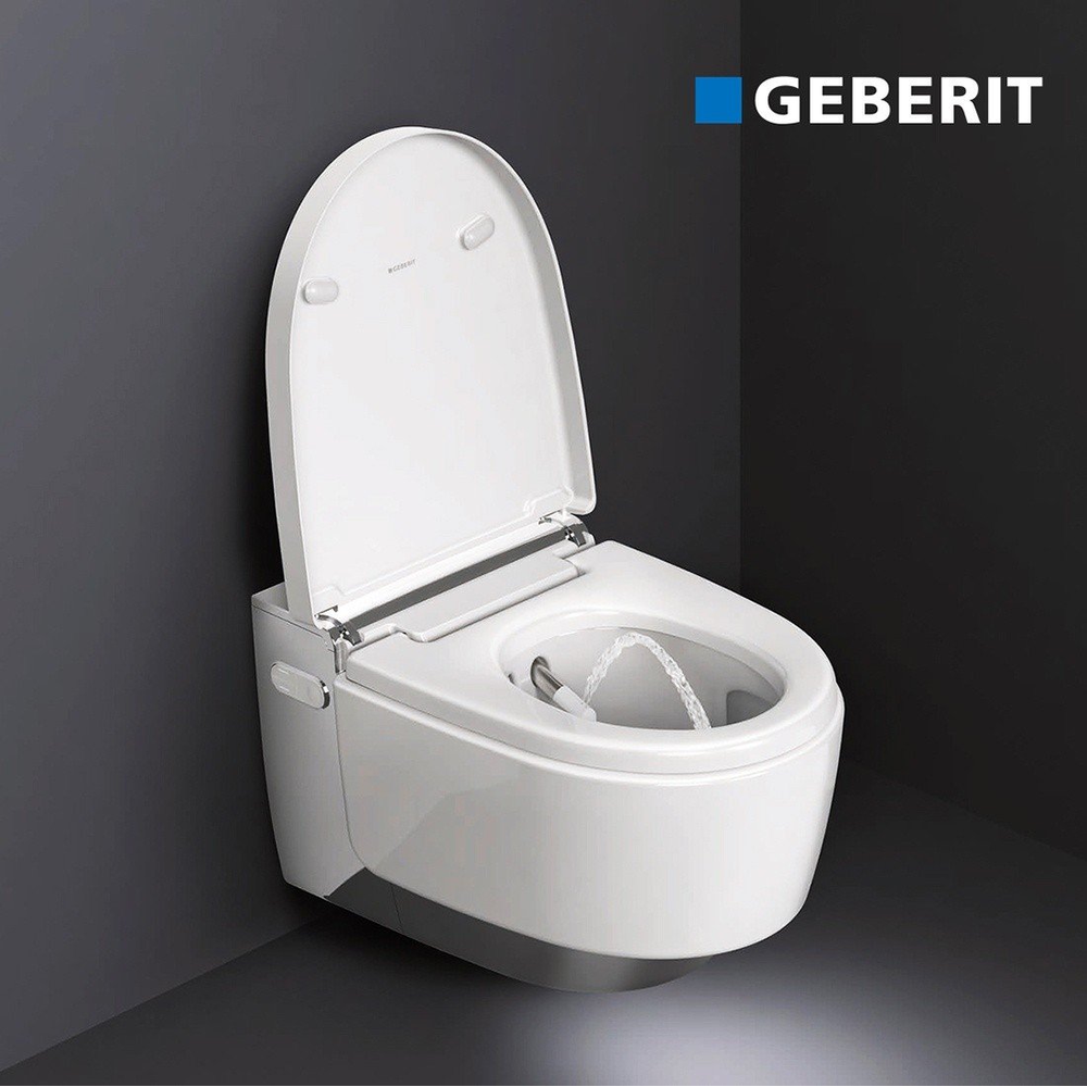 Geberit aquaclean mera comfort 146.214.21.1 унитаз-биде подвесной | безободковый, с электронным оснащением