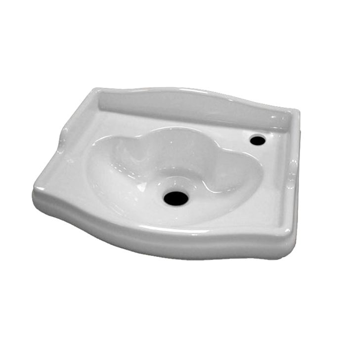 Kerasan retro раковина 41х32 см, 1 отв., цвет: белый
