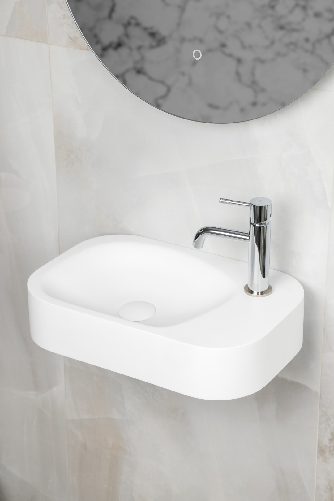 Раковина подвесная boheme qubic 902-mw белая