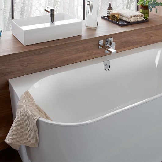 Ванна oberon 2.0 quaryl 1800x800x460 villeroy&boch