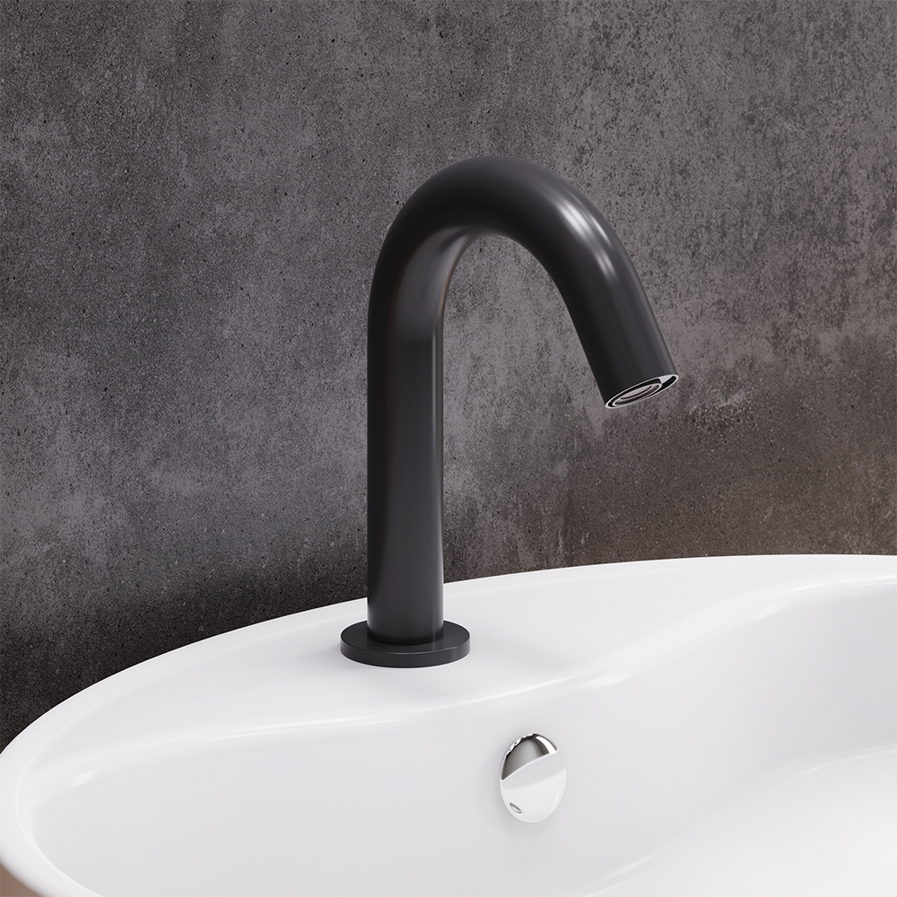 360290300 Scandinavian Pure, cенсорный смеситель для умывальника, чёрный