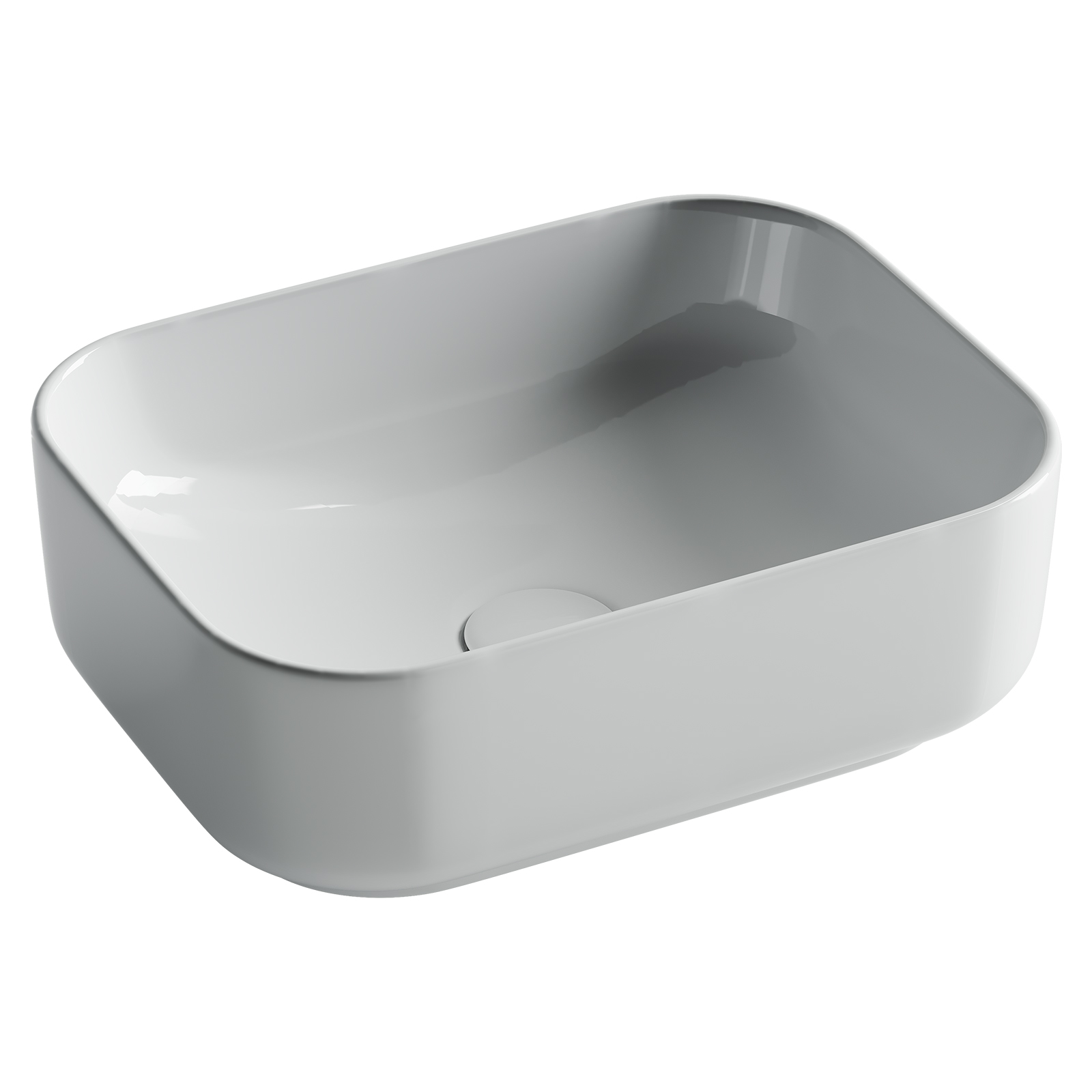 Умывальник чаша накладная прямоугольная element 400x305x140мм