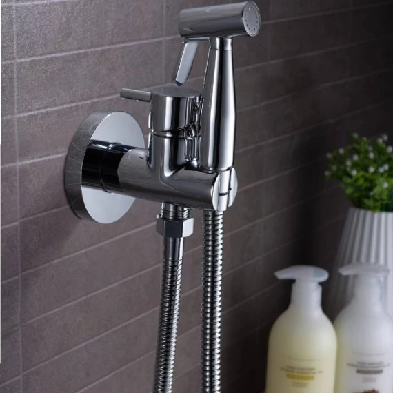 Гигиенический душ со смесителем и скрытой частью imex munich rdm001 chrome