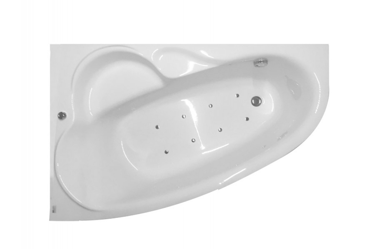 Ванна акриловая левосторонняя Relisan ARIADNA Гл000001415, 145x95