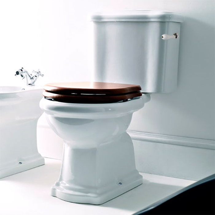 Kerasan retro бачок для унитаза моноблок 1012/1013, с боковым отверстием для ручки механизма, (без механизма слива), цвет белый