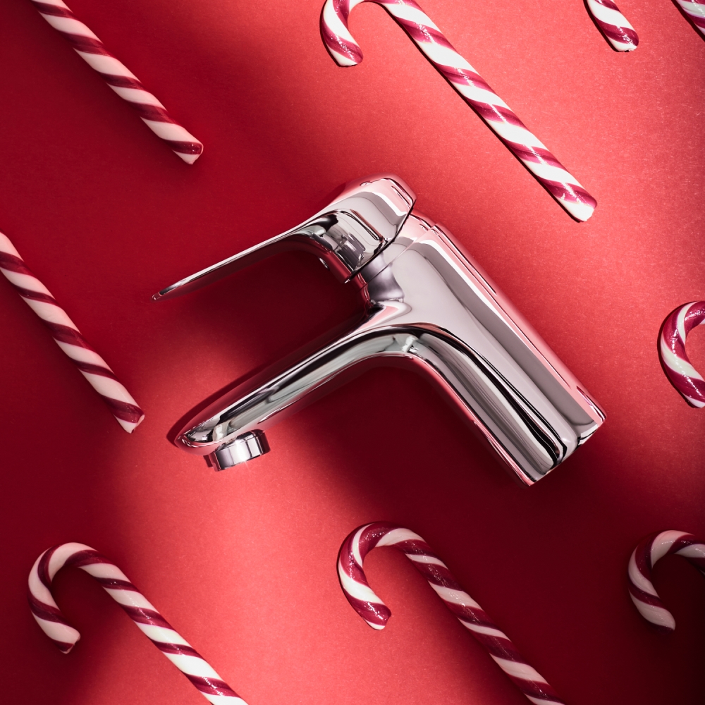 F85C02100 Sunny, смеситель для умывальника, хром, шт