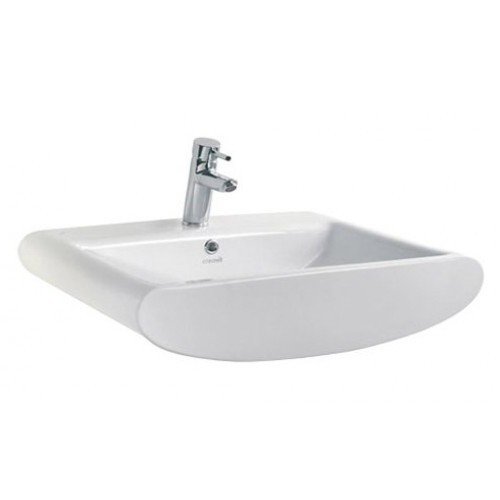 Creavit slim sm065.00000 раковина подвесная 660*505 мм (белый глянцевый)