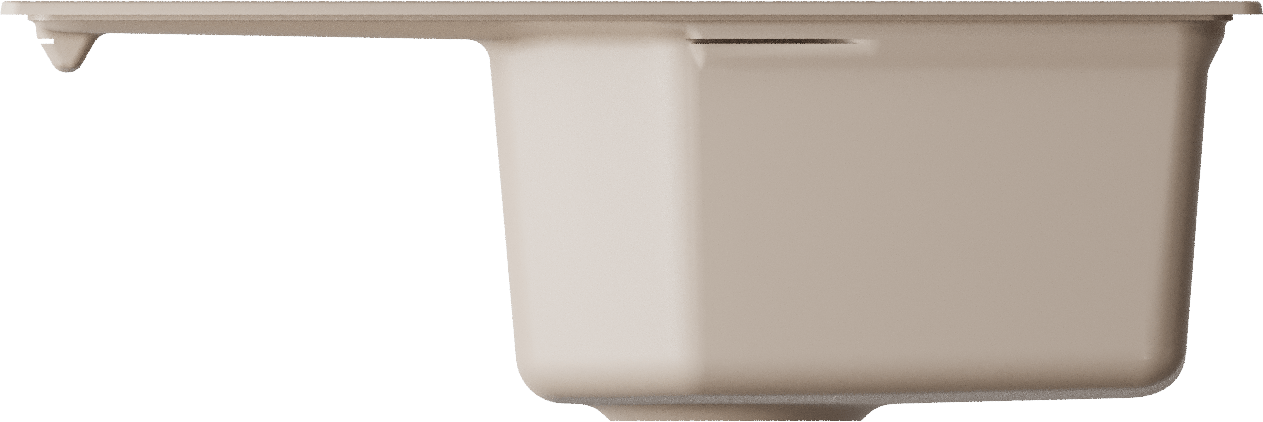 Кухонная мойка omoikiri yonaka 65-sa artgranit/бежевый 650 x 510 x 190