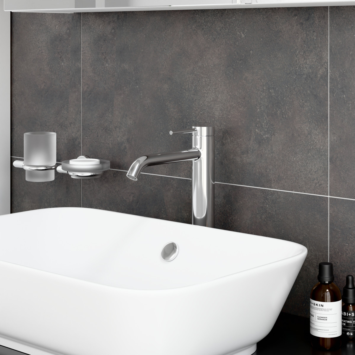 Смеситель для раковины-чаши VitrA Minimax Round A43534EXP однорычажный хром латунь